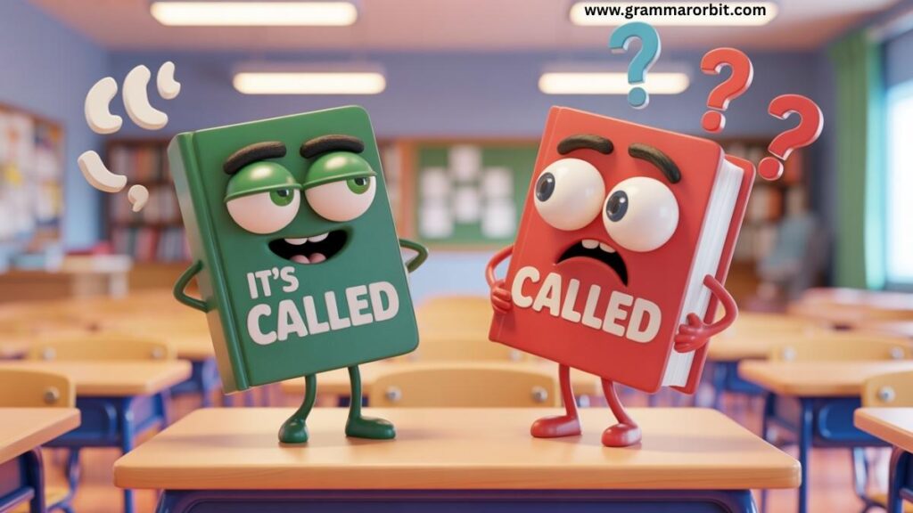 Its Called vs It Called Understanding the Distinction Clearly