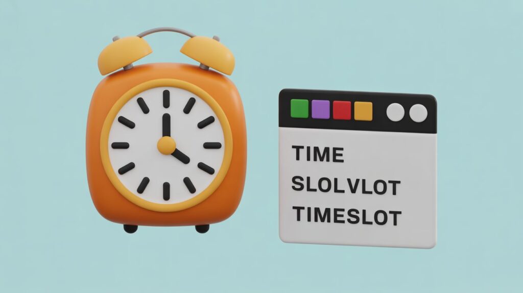 Best Practices for Using Time Slot Correctly