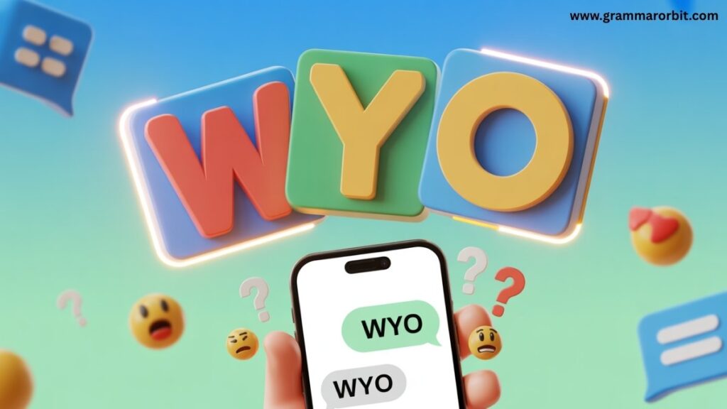 Is WYO Meaning in Text Informal Slang?