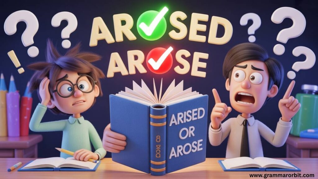 Synonyms for “Arise” and “Arose”