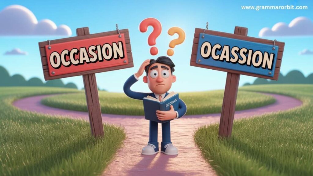 Occasional Confusion: Why People Misspell Occasion