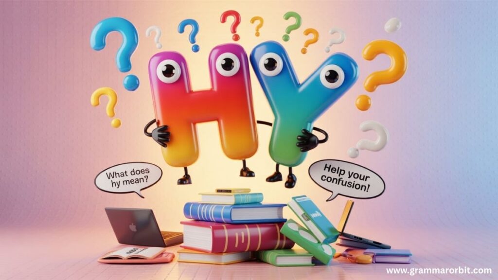 HY Meaning in Text and Online Spaces