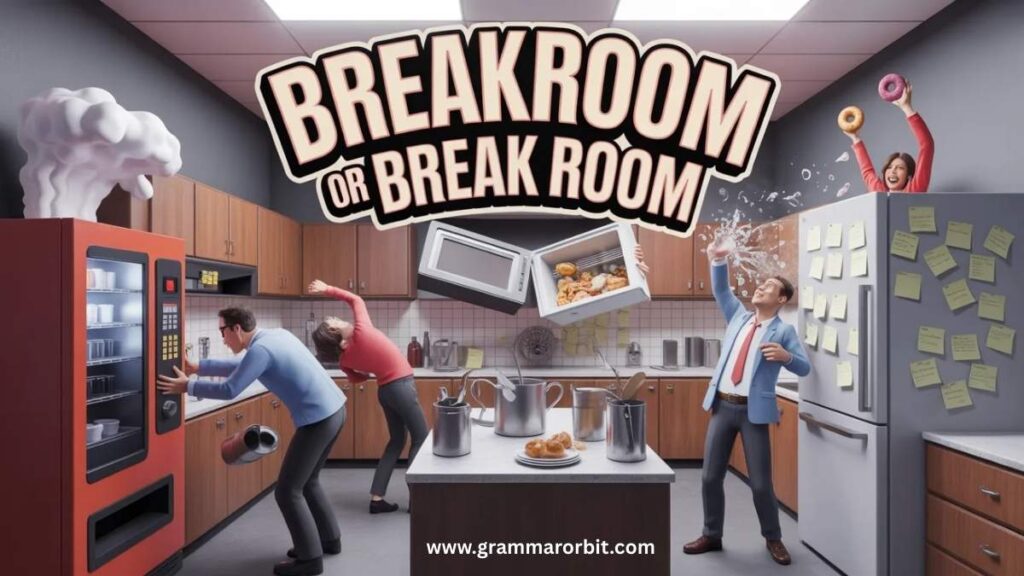 breakroom or break room The Correct Spelling