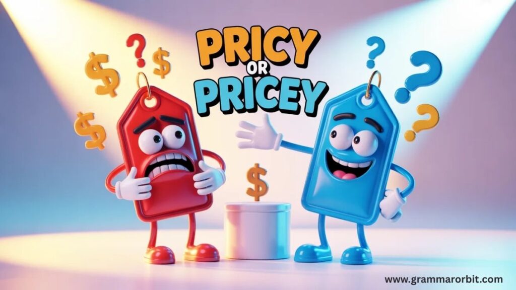 Quick Answer Pricy or Pricey