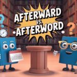 Afterward vs Afterword Know the Difference