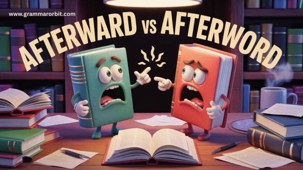 Afterword Meaning: A Completely Different Creature