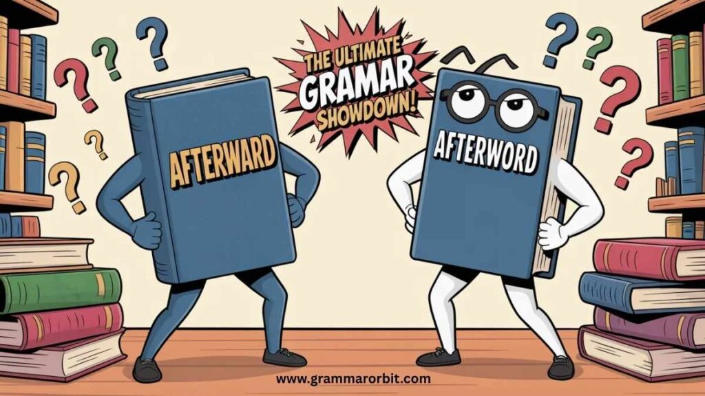 How to Use Afterword in Publishing Contexts