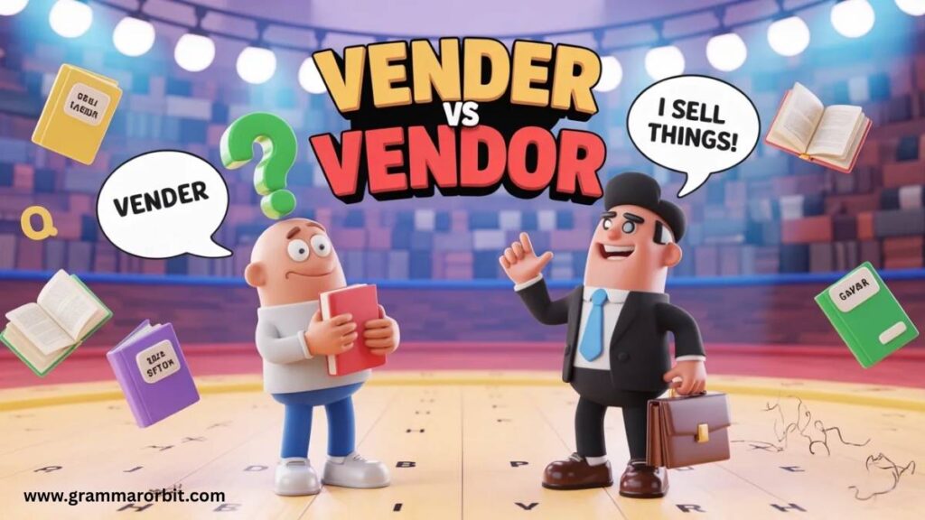 How to Spell Vendor Without Second-Guessing