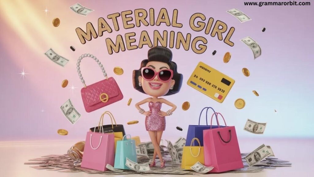 Modern Slang Use of “Material Girl”