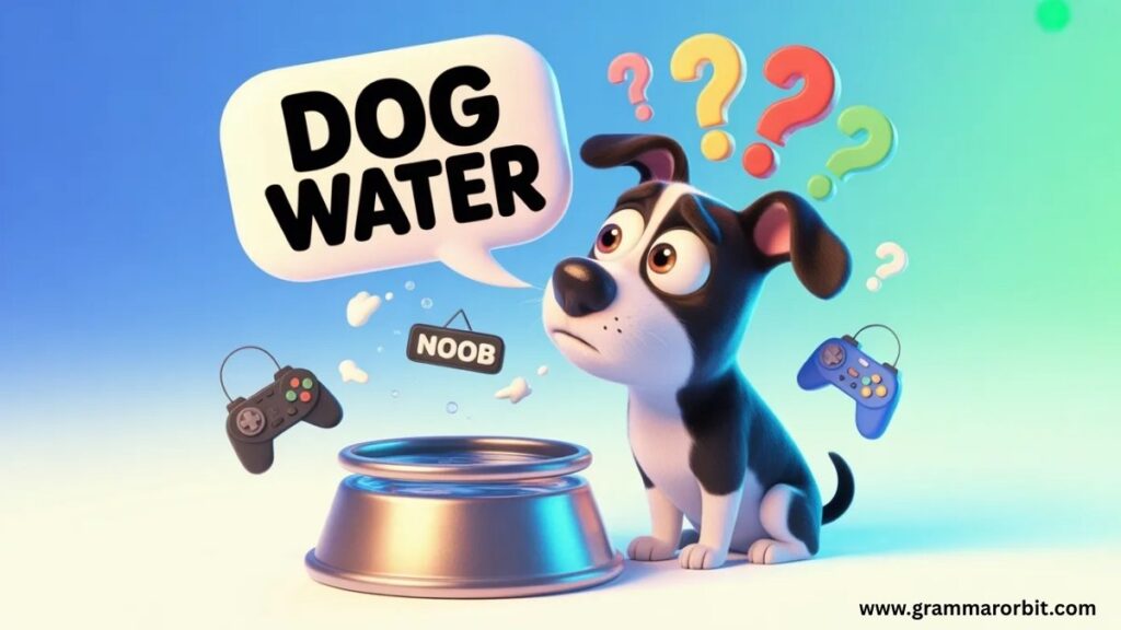 Synonyms and Other Phrases for “Dog Water”
