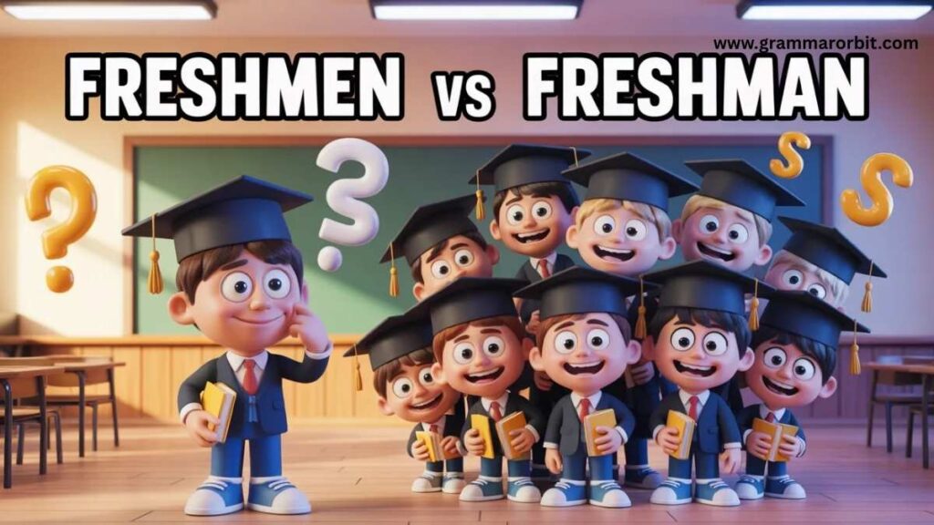 Everyday Examples of Freshman vs Freshmen