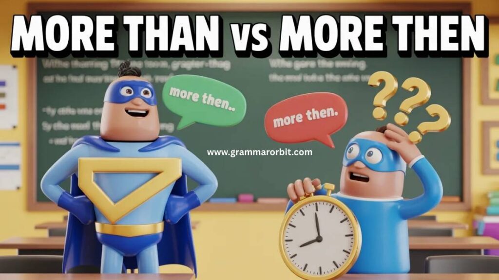 Visual Comparison Table: More Than vs More Then