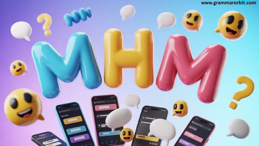 Different Meanings of MHM in Chat