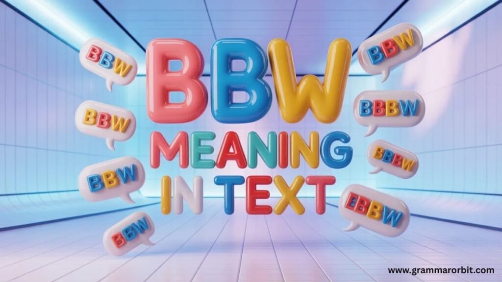 What Does BBW Meaning in Text? A  complite guide 2026