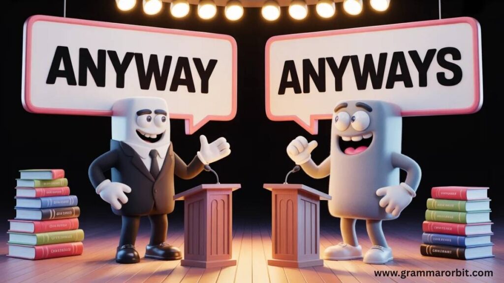 Anyway vs Anyways The Real Difference