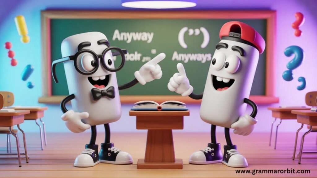 Anyway vs Anyways in Text Messages