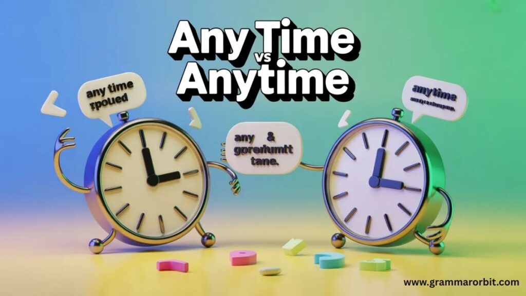 Any Time vs Anytime The Complete Guide