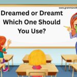 Dreamed or Dreamt Which One Should You Use?