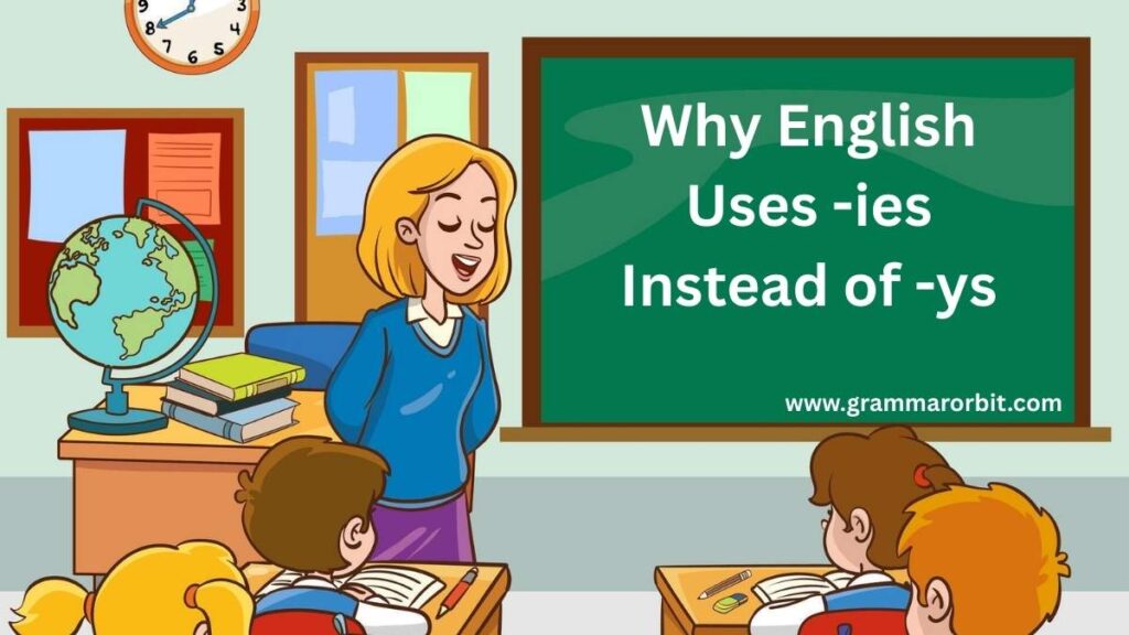 Why English Uses -ies Instead of -ys
