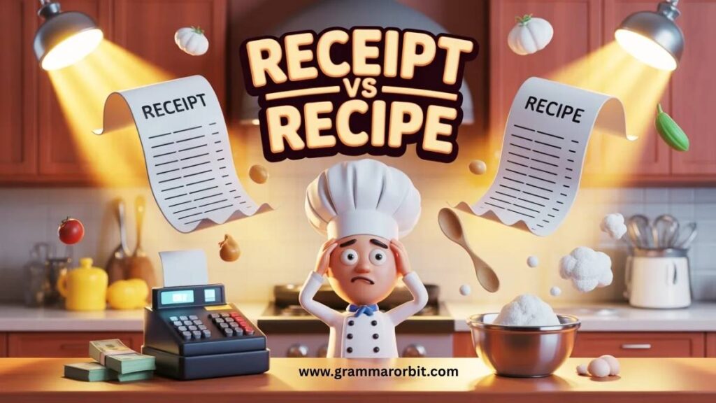 Receipt in Cooking