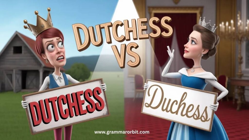 Spelling Rules for Duchess