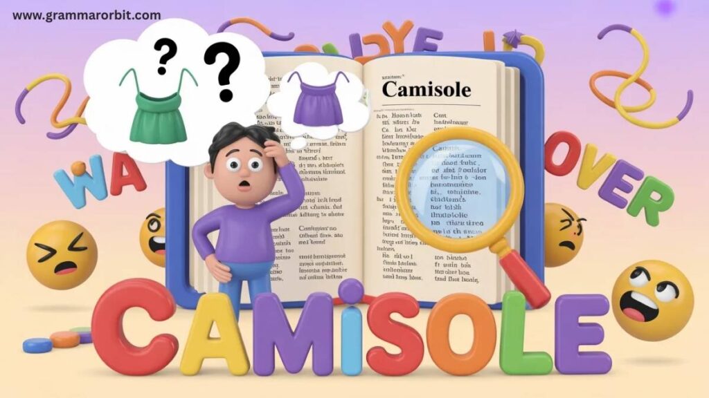 Camisole Origin: Where the Word Came From