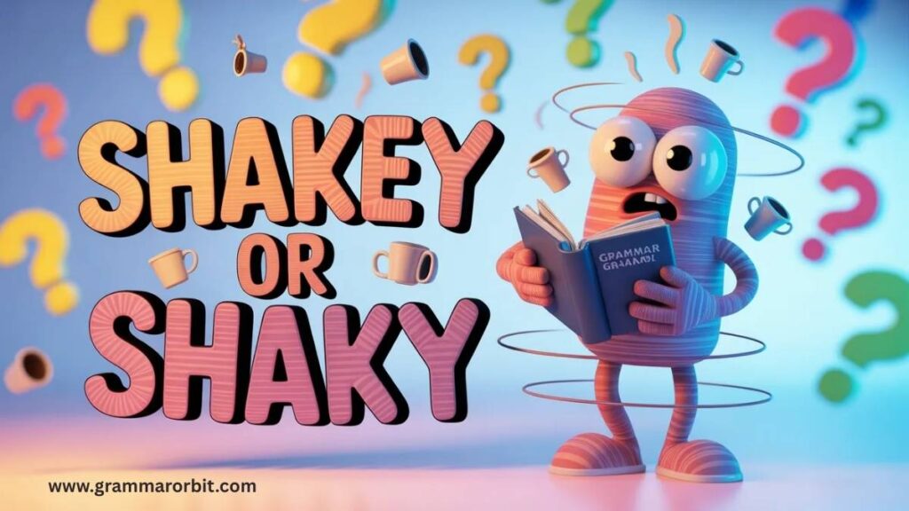 Why People Get Confused About Shakey vs Shaky