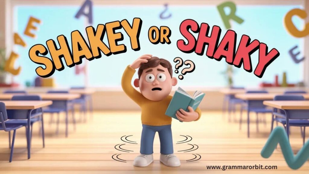 Quick Comparison Shakey vs Shaky