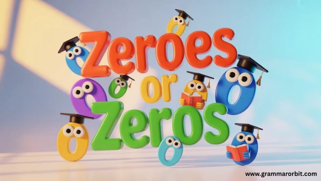 The Origin of Zeroes or Zeros