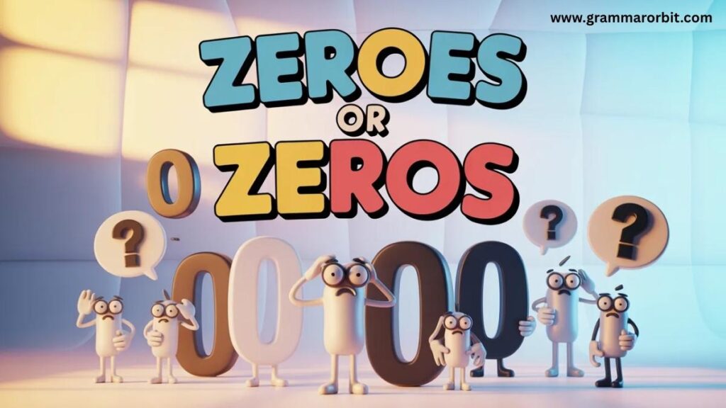 Common Mistakes with Zeroes or Zeros