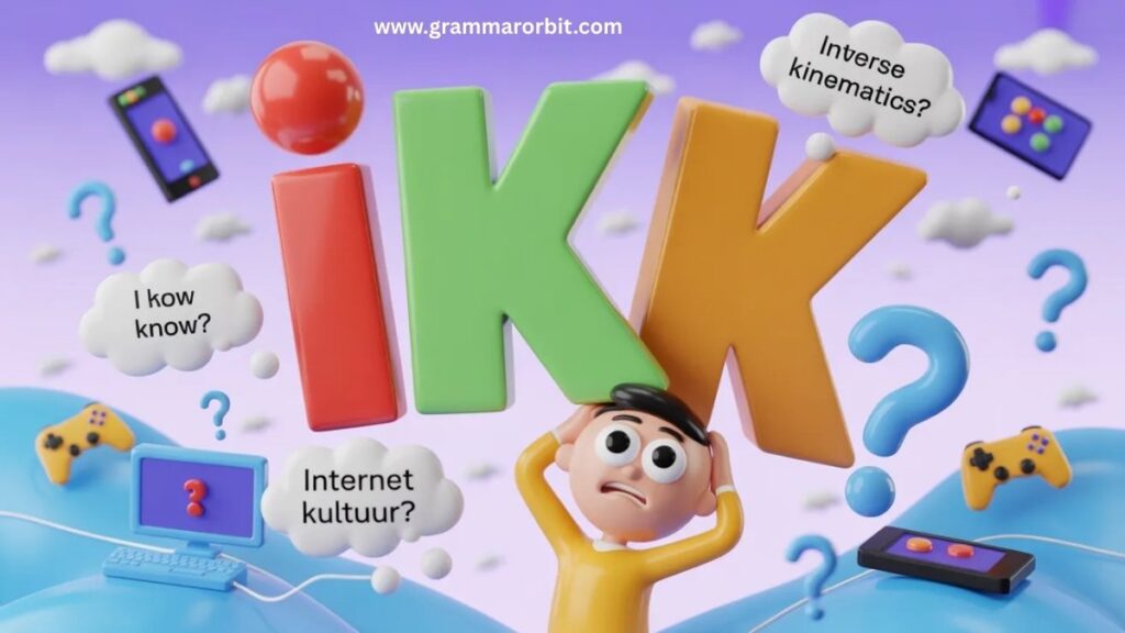 IK Referring to Imran Khan