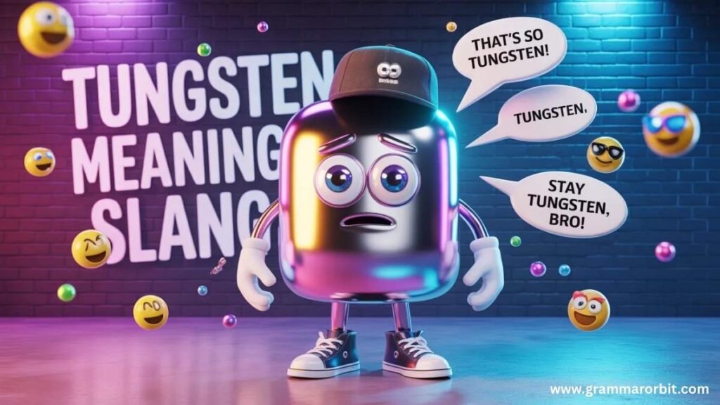 Tungsten Meaning Slang: Why Is Everyone Saying It?