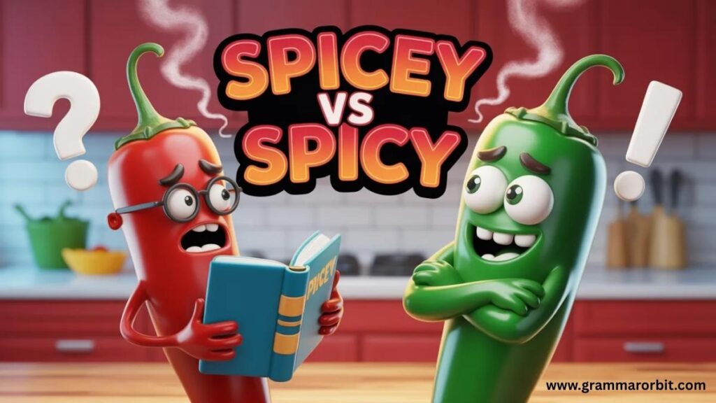 Spicey vs Spicy Correct Spelling and Usage