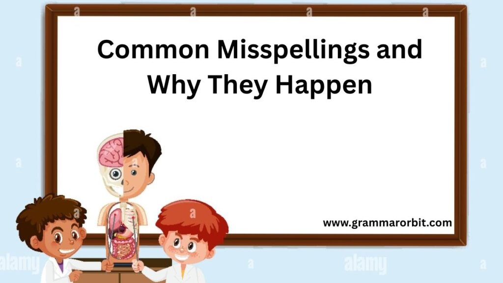 Common Misspellings and Why They Happen