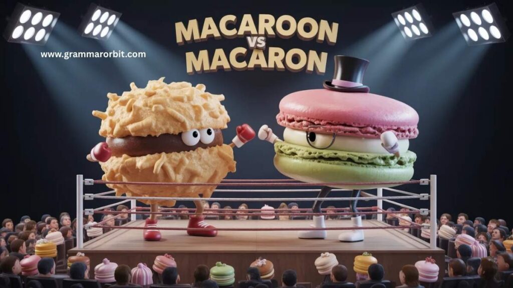 Macaroon Texture vs Macaron Texture Difference