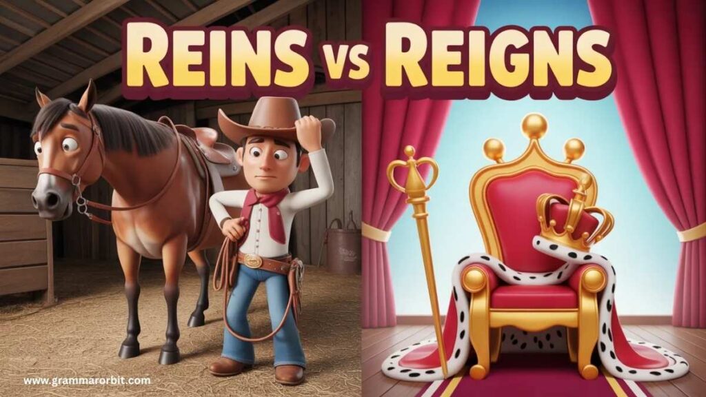 Reins vs Reigns in Everyday Writing