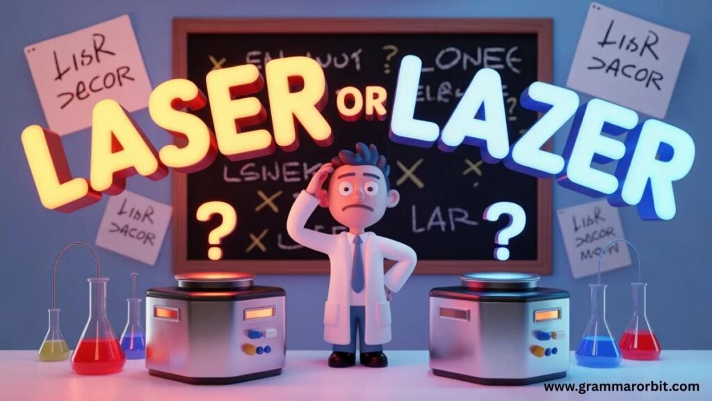 Laser or Lazer How to Use It Correctly