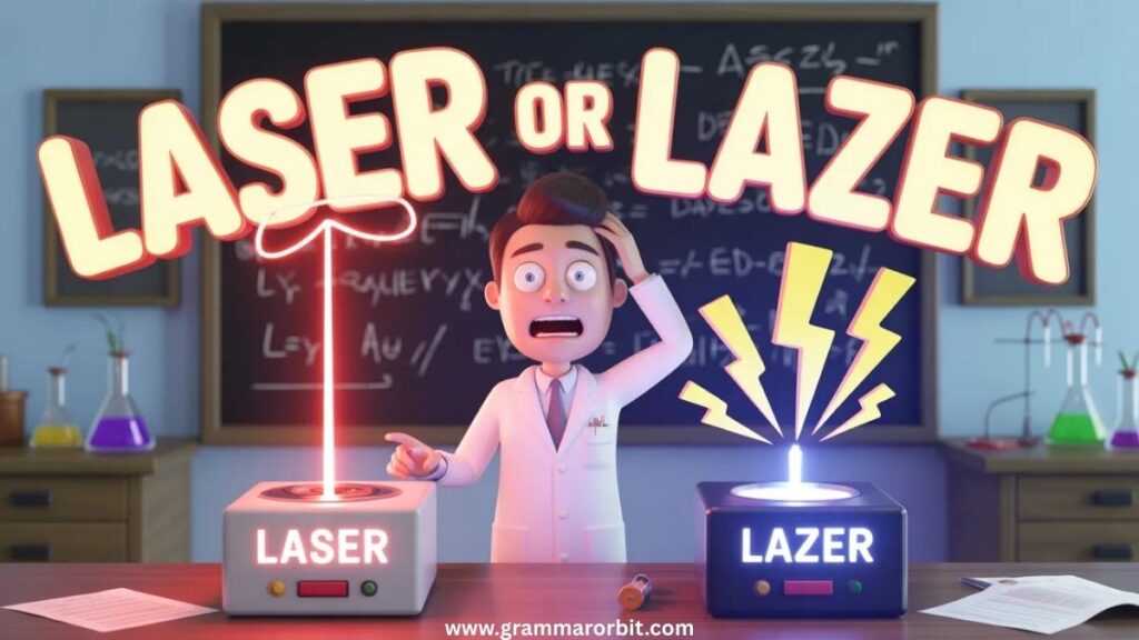 Laser Or Lazer Spelling