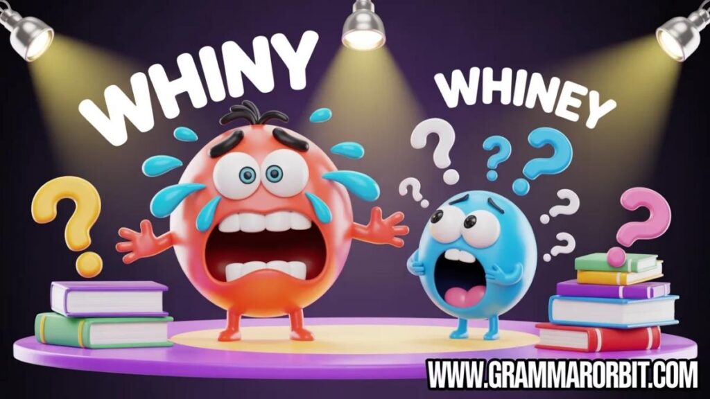 Whiny vs Whiney Why Everyone Gets Confused