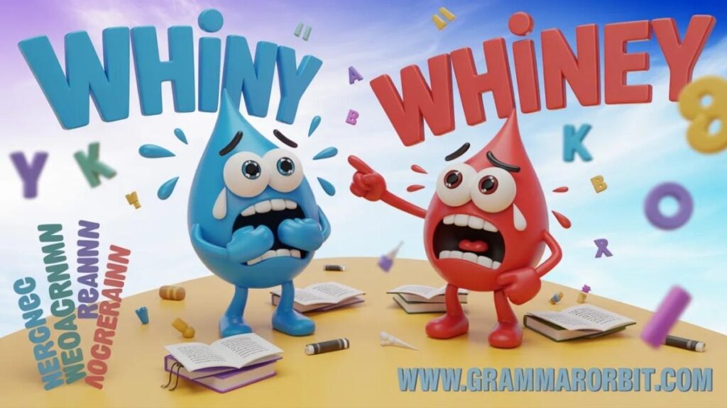 Whiny vs Whiney Comparison Table