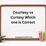 Courtesy vs Curtesy Which one is Correct