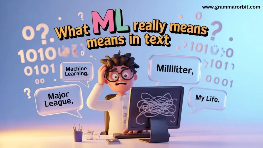 What ML Really Means in Text Messages in 2026