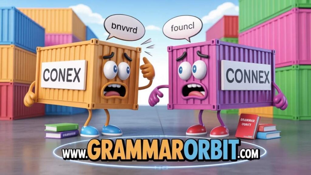 Conex or Connex How to Use Them