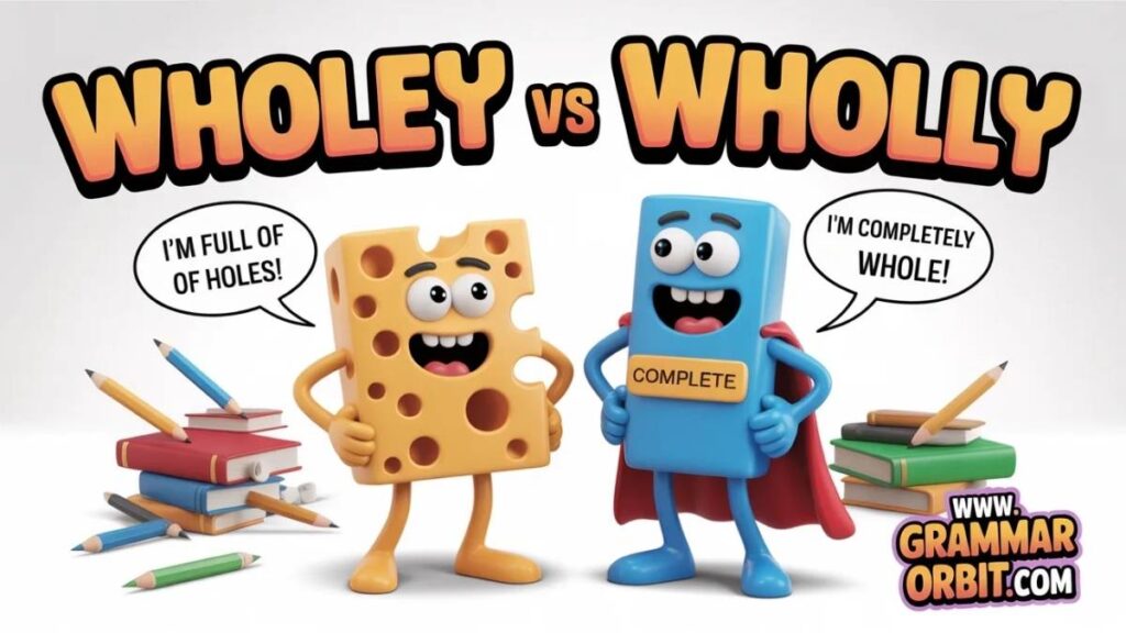 Wholey vs Wholly the Correct Spelling