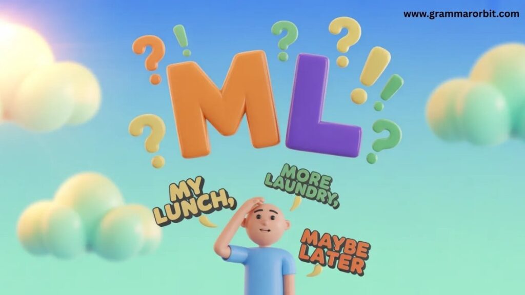 Origins and History of ML in Text Slang