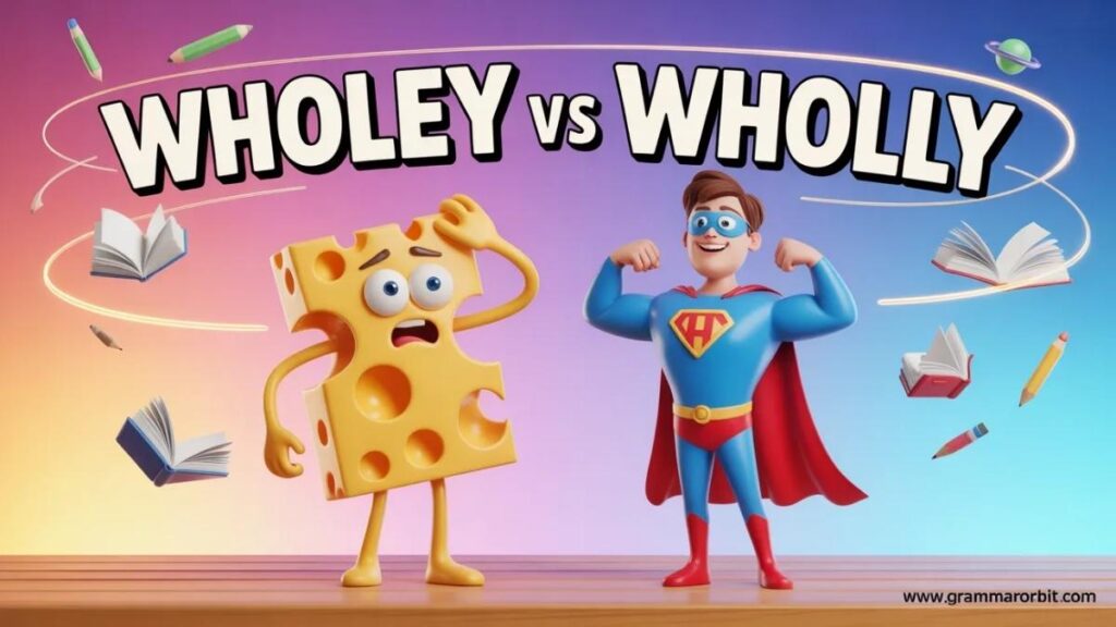 Using Wholly in Real Sentences