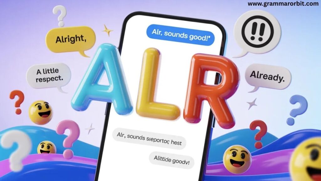 ALR Meaning in Text: What It Really Stands For