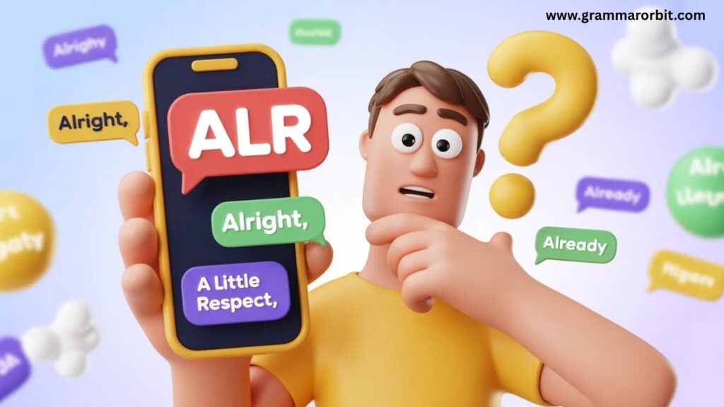 How to Use ALR in Texting