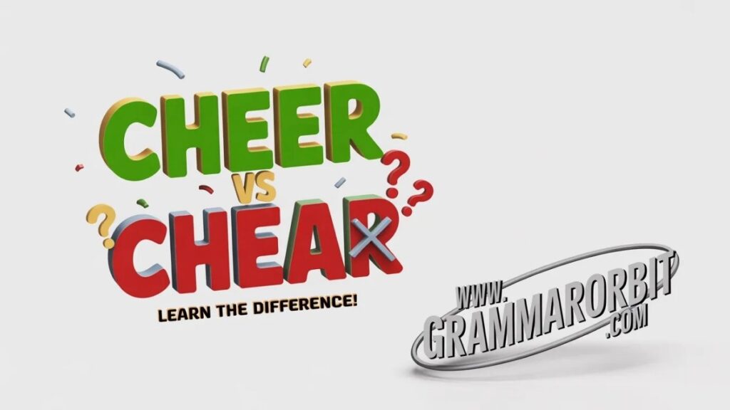 Why People Mix Up Cheer and Chear