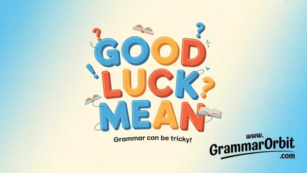 What Does Good Luck Mean? A Complete Guide